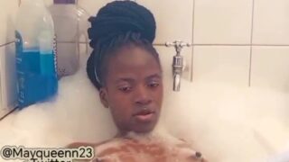 Patricia May Taking a Shower Naked playing With Herself Video