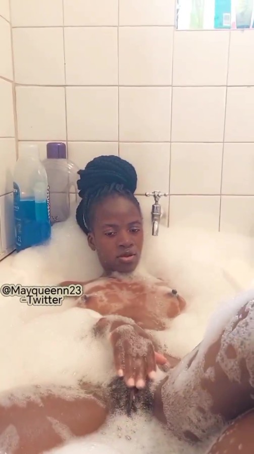 Patricia May Taking a Shower Naked playing With Herself Video